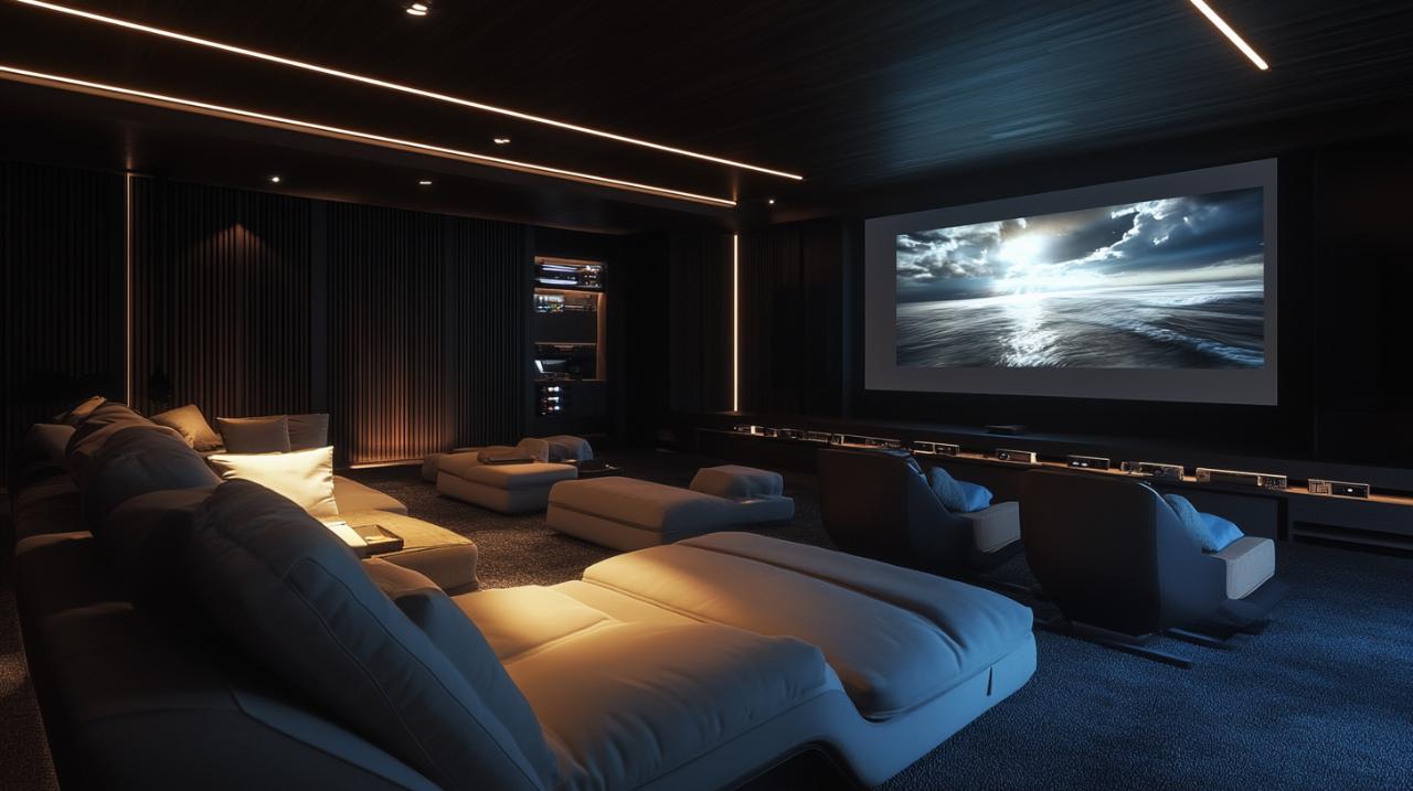 Écran vidéoprojecteur encastrable : conseils avant d&rsquo;acheter en tenant compte du gain et du contraste